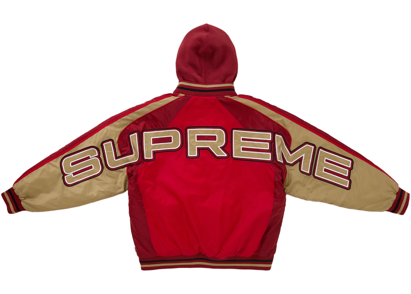 Supreme Hooded Stadium Jacket Red Men's - SS24 - US