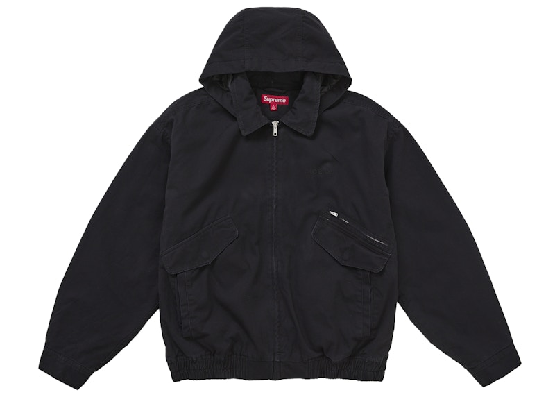 ジャケット・アウター Supreme Cotton Utility Anorak black XL ☆24SS WEEK9☆Supreme Cotton Utility Anorak (Supreme