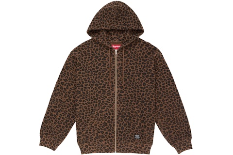 Supreme Hooded Zip Up Thermal (SS25) Leopard Men's SS25 US