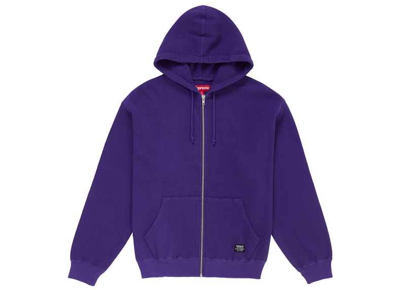 Supreme Hooded Zip Up Thermal (SS25) Purple メンズ - SS25 - JP