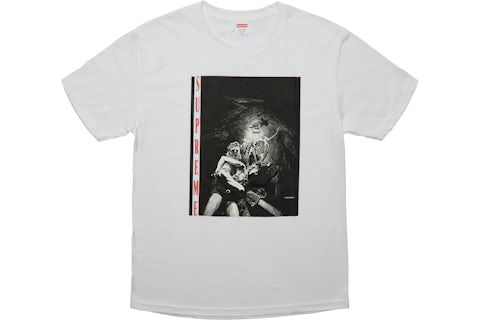 Supreme Horror Tee White Men's FW17 US