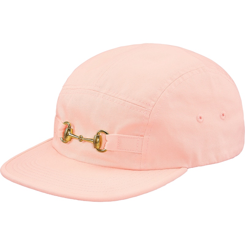 Supreme Horsebit Camp Cap Light Peach FW17 US