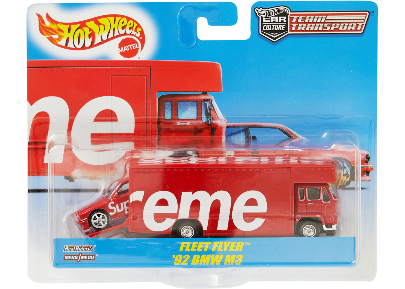 Supreme Hot Wheels Fleet Flyer 1992 BMW M3 Red SS19 US