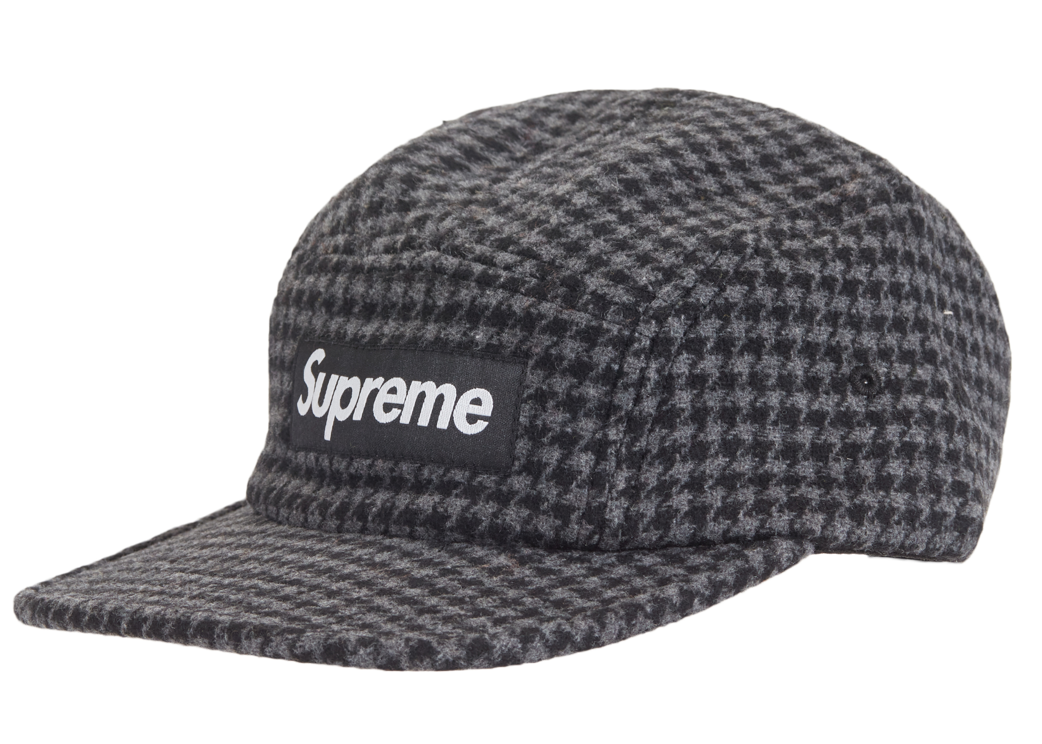 Supreme Houndstooth Wool Camp Capキャップ - キャップ