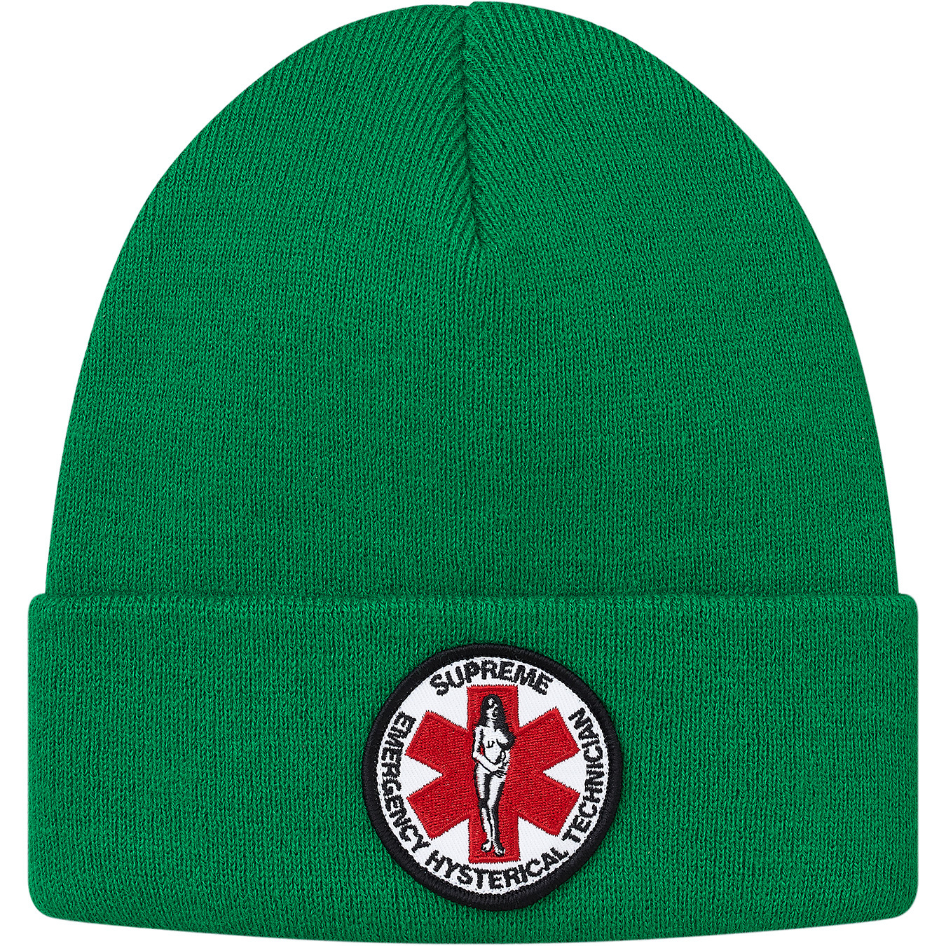 Supreme Hysteric Glamour Beanie Green - FW17 - US