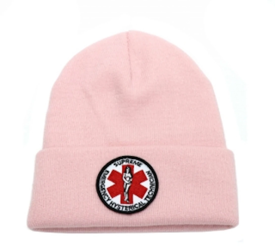 New Era x Supreme Knit Beanie Hat - Pink Hats, Accessories - WERSU20529