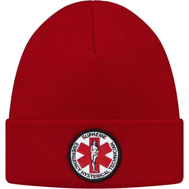 Supreme Hysteric Glamour Beanie Red - FW17 - US