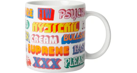 Supreme Hysteric Glamour Ceramic Coffee Mug White