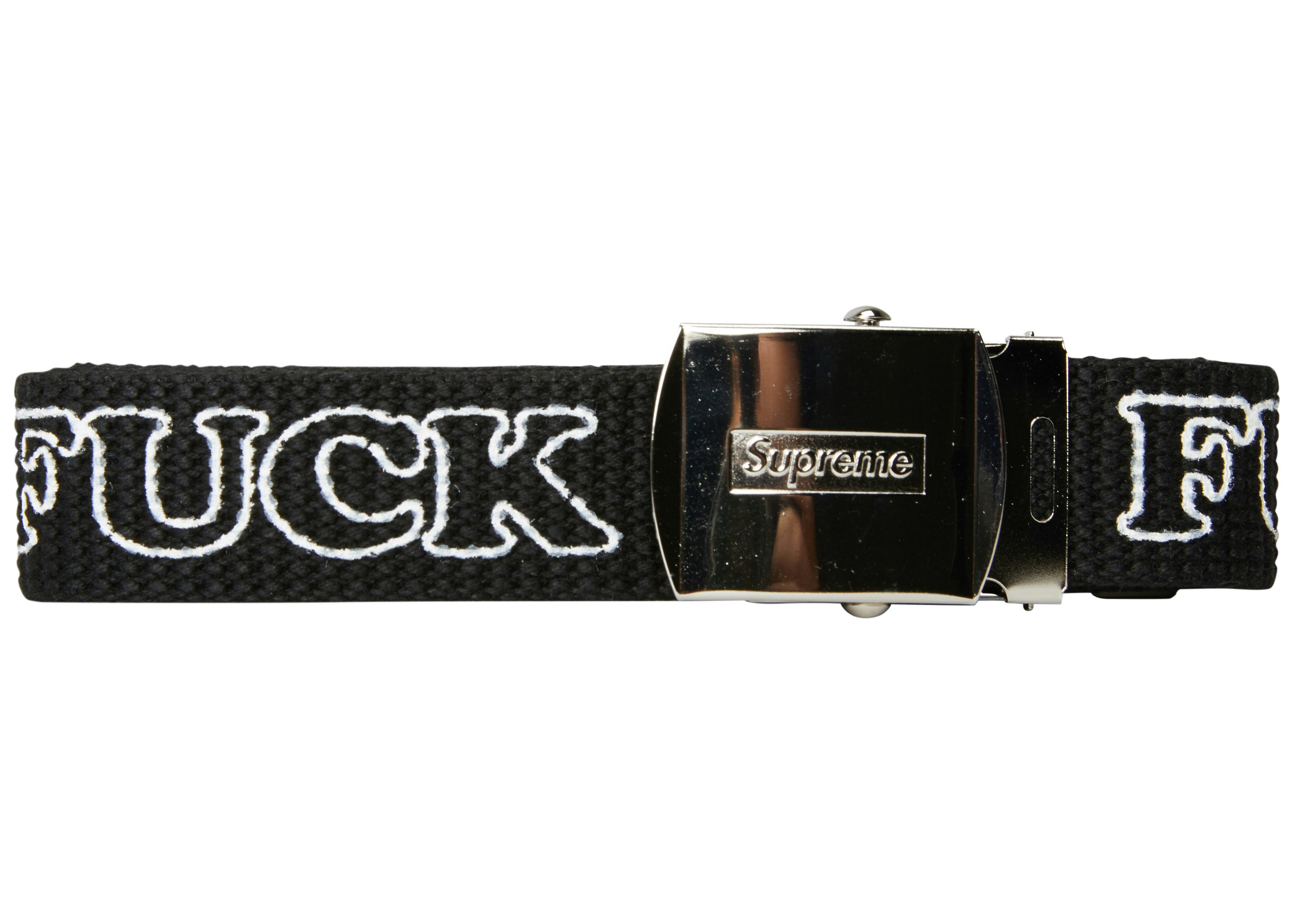 Supreme Hysteric Glamour Fuck You Belt Black - FW17