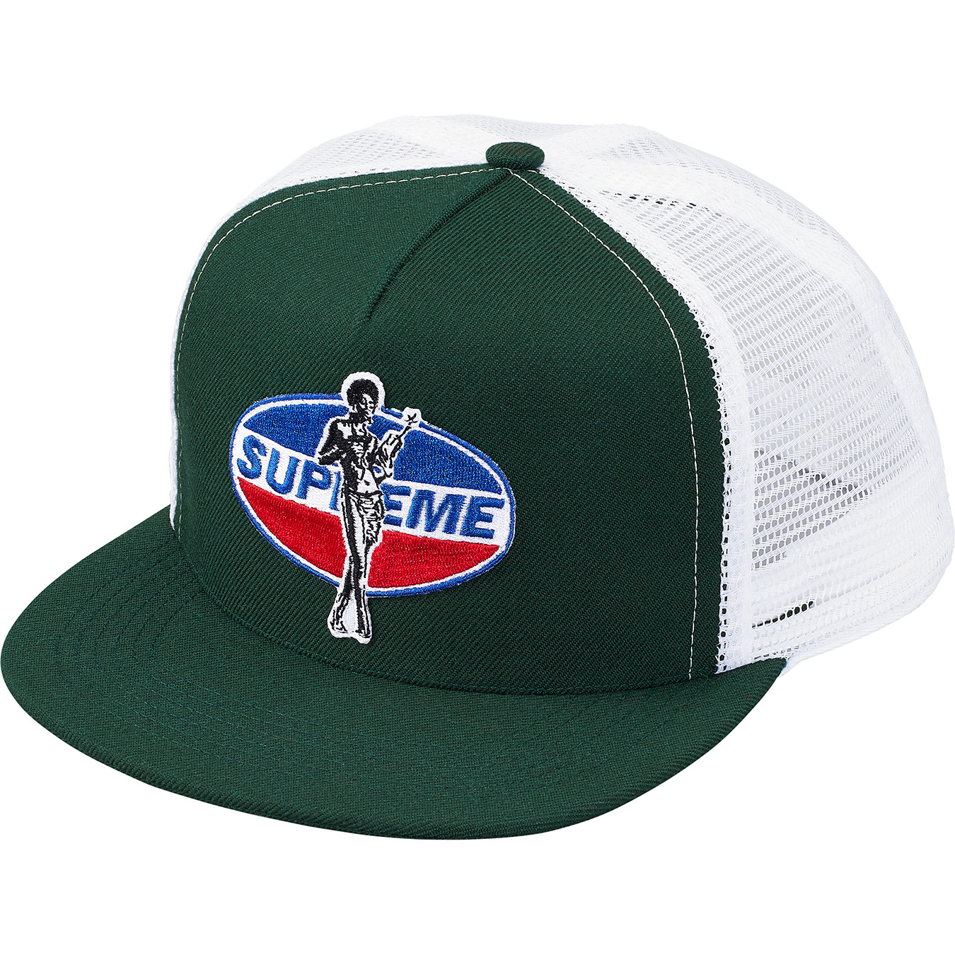 Supreme Hysteric Glamour Mesh Back 5-Panel Green - FW17 - TW