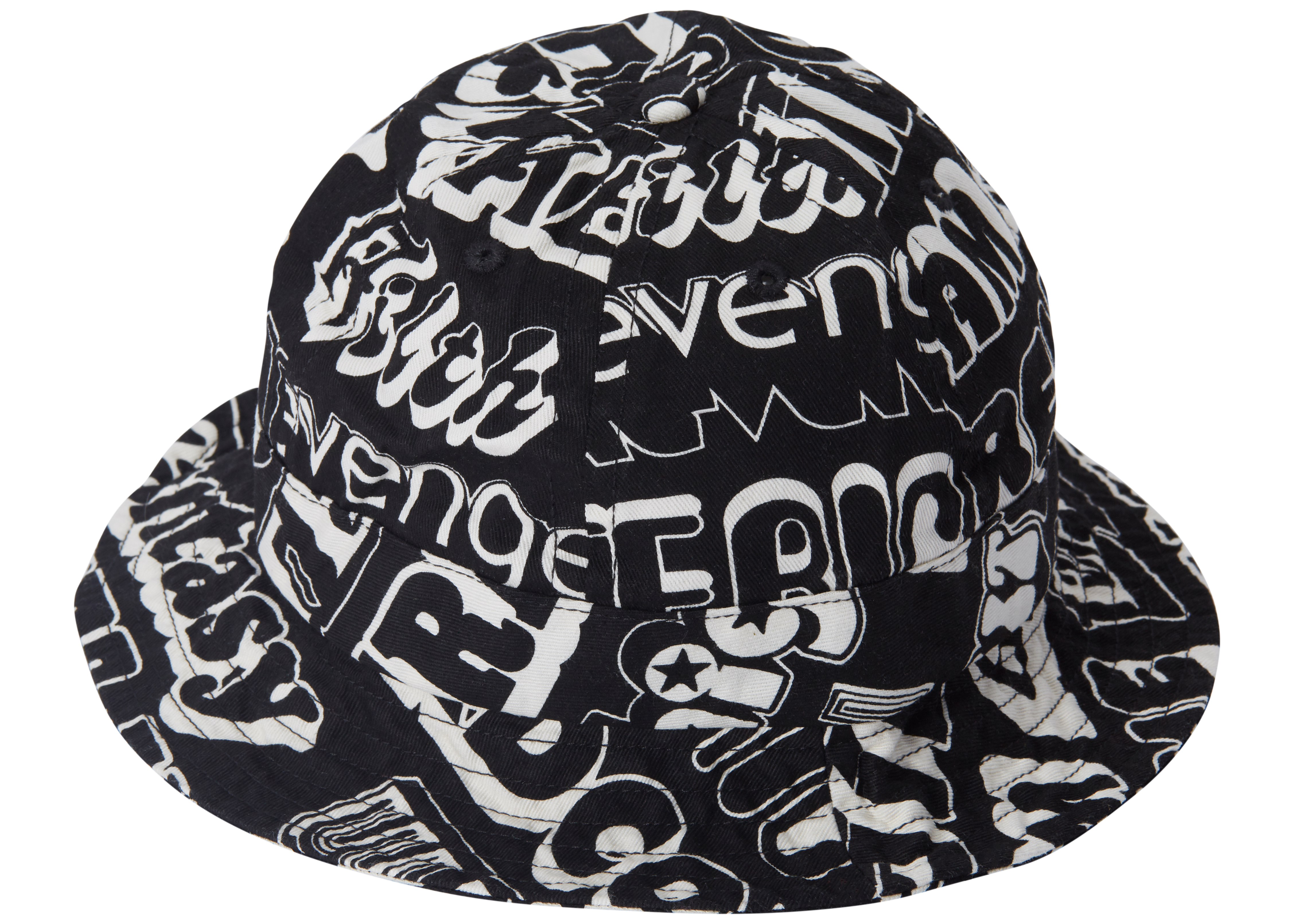 Supreme Hysteric Glamour Text Bell Hat Black - FW17 - US