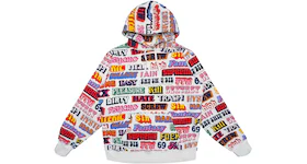 Supreme Hysteric Glamour Text Hoodie White