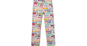 Supreme Hysteric Glamour Text Work Pant White