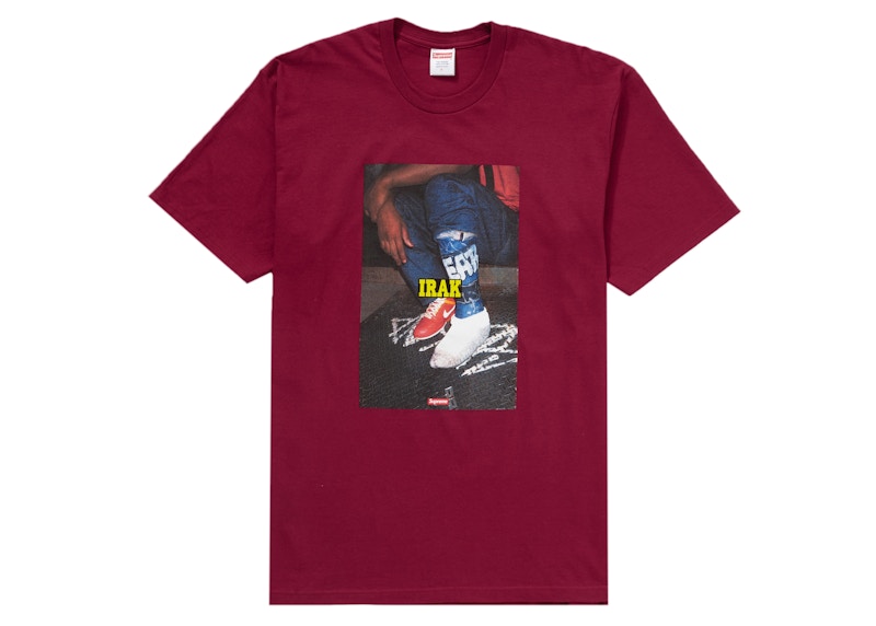 Supreme IRAK Cast Tee Cardinal Men's - FW22 - US