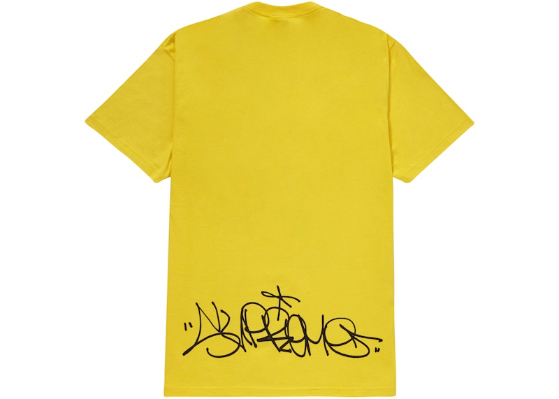 Supreme IRAK Cast Tee Yellow Men's - FW22 - US