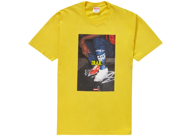 Supreme cheap tee yellow