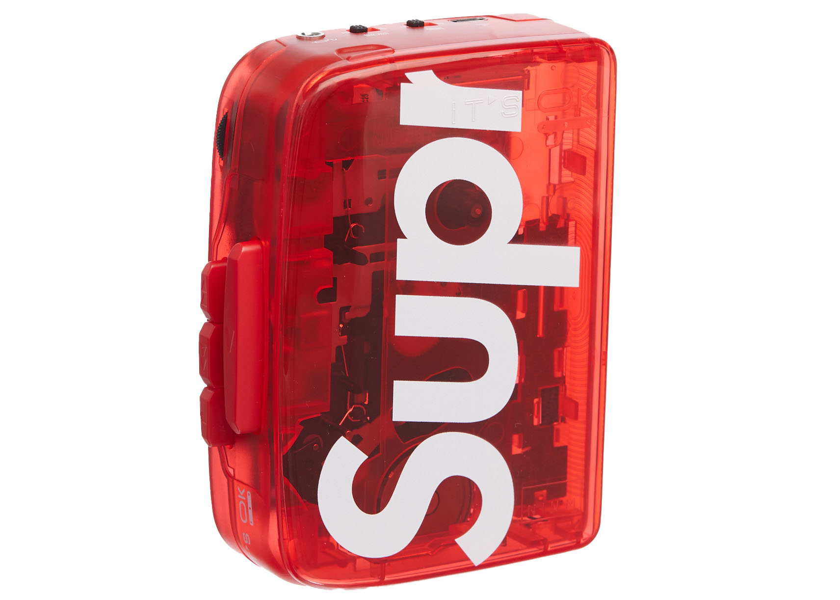 Supreme IT'S OK TOO Cassette Player Red - SS22 - US