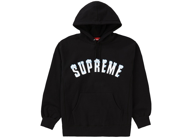 Supreme Icy Arc Hooded Sweatshirt Black メンズ - FW20 - JP