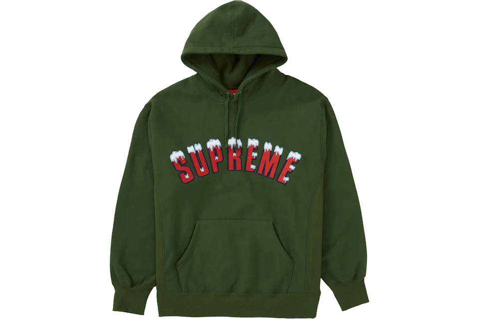Supreme Icy Arc Hooded Sweatshirt Green