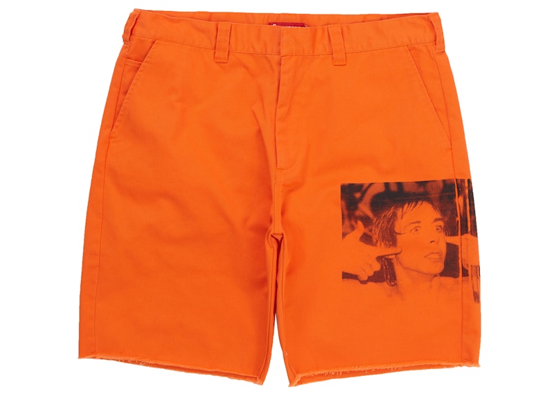 Supreme Iggy Pop Work Short Orange Men's - SS21 - US