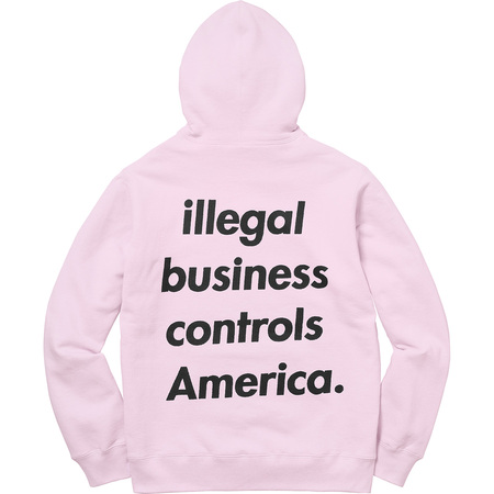 Supreme Illegal Business Hooded Sweatshirt Light Purple Men's ...