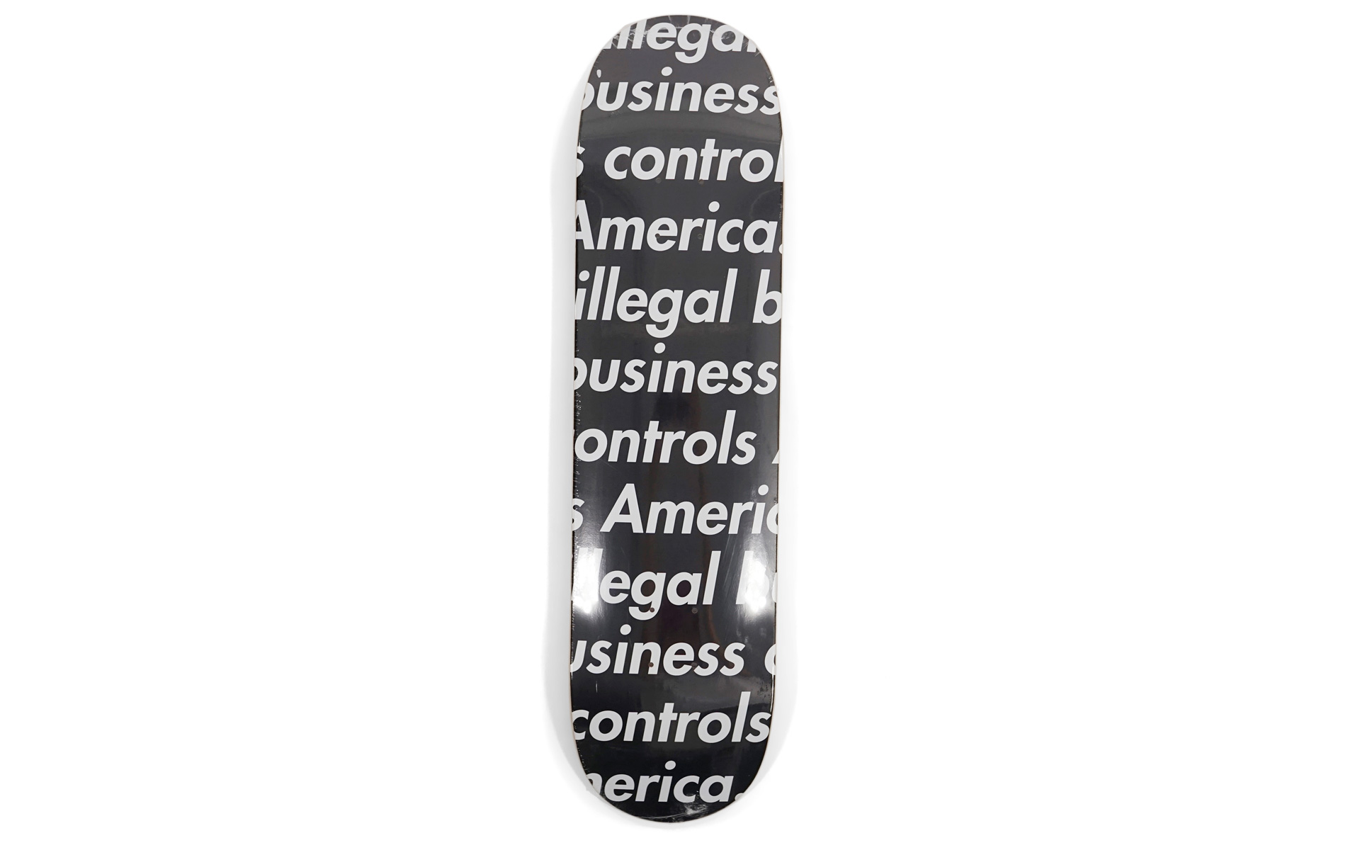 Supreme Illegal Business Skateboard Deck Black - SS18 - US