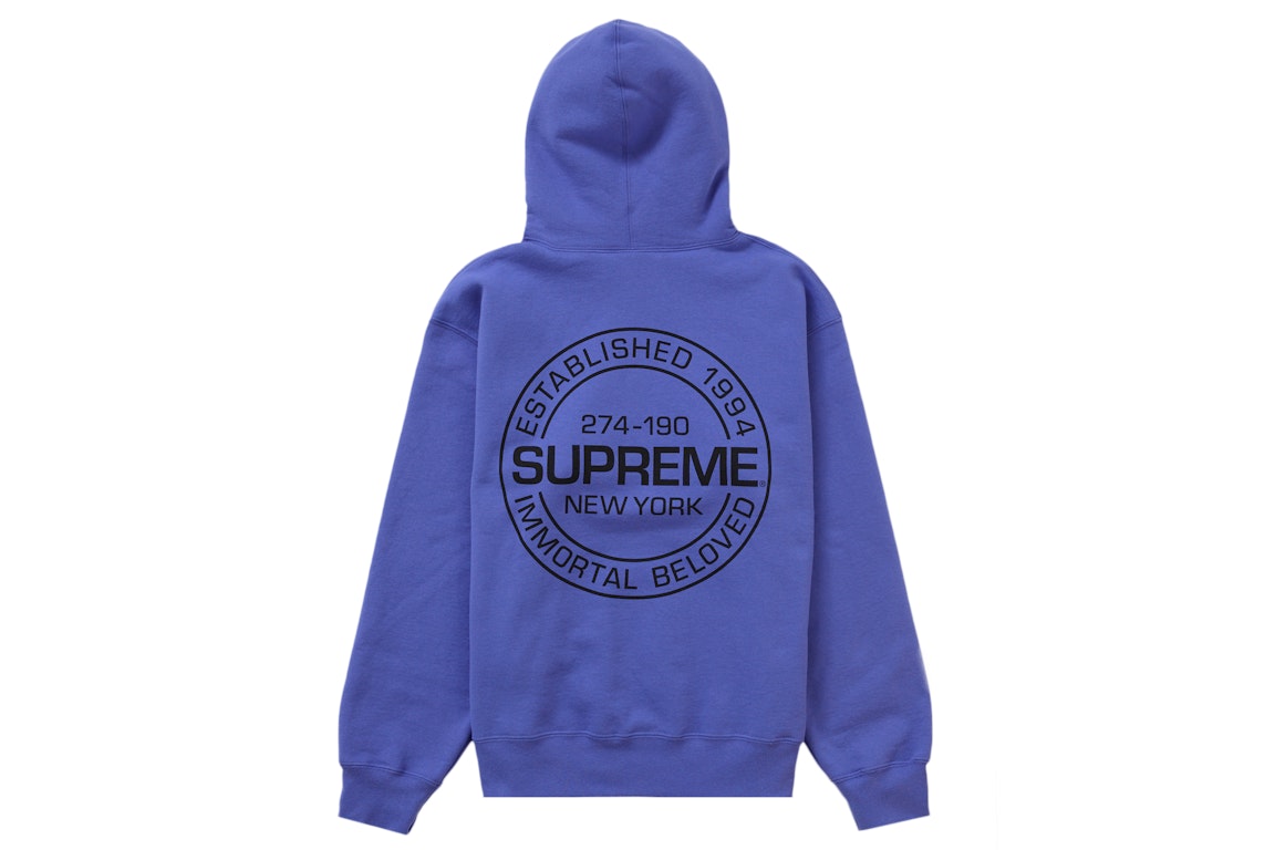 Pre-owned Supreme Immortal Hooded Sweatshirt Violet
