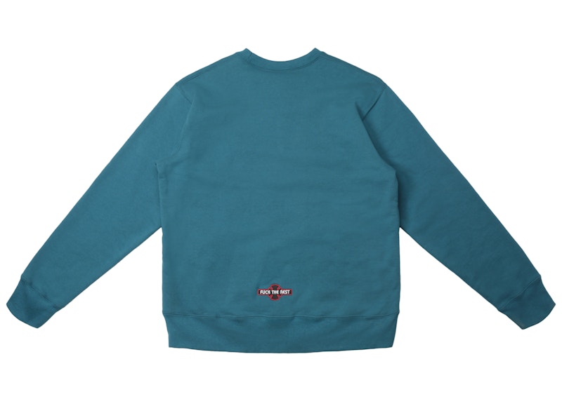 Supreme Independent Fuck the Rest Crewneck Dark Slate