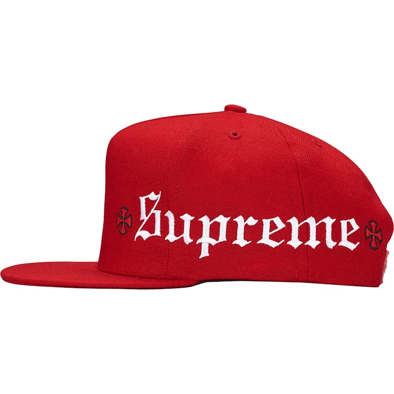 Supreme Independent Old English 5-Panel Red - FW17 - US