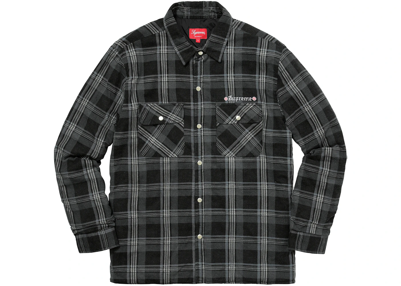 Quilted flannel shirt supreme Clearance