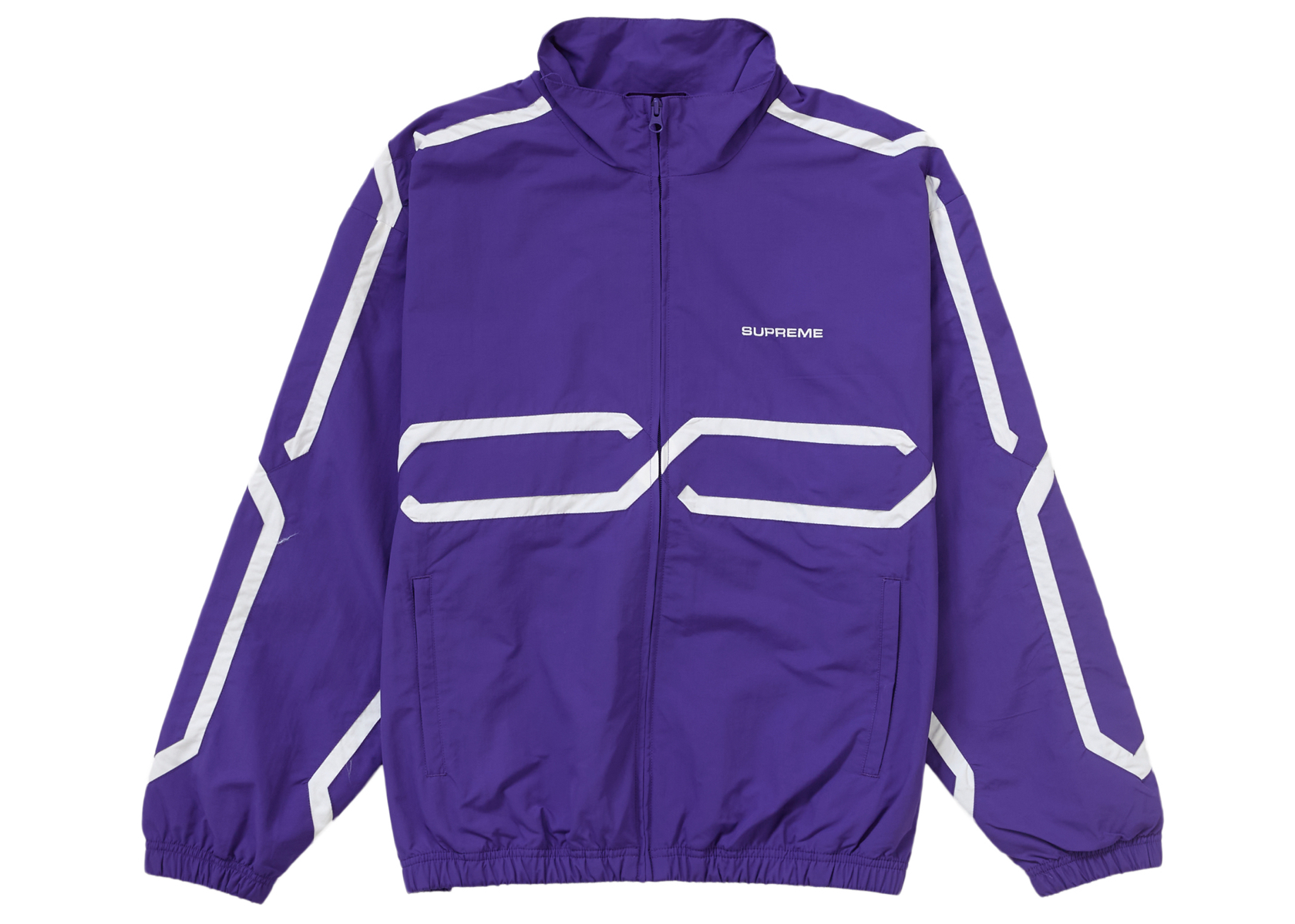 Supreme Inset Link Track Jacket Purple Men's - SS24 - US