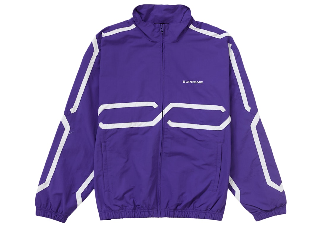 Pre-owned Supreme Inset Link Track Jacket Purple