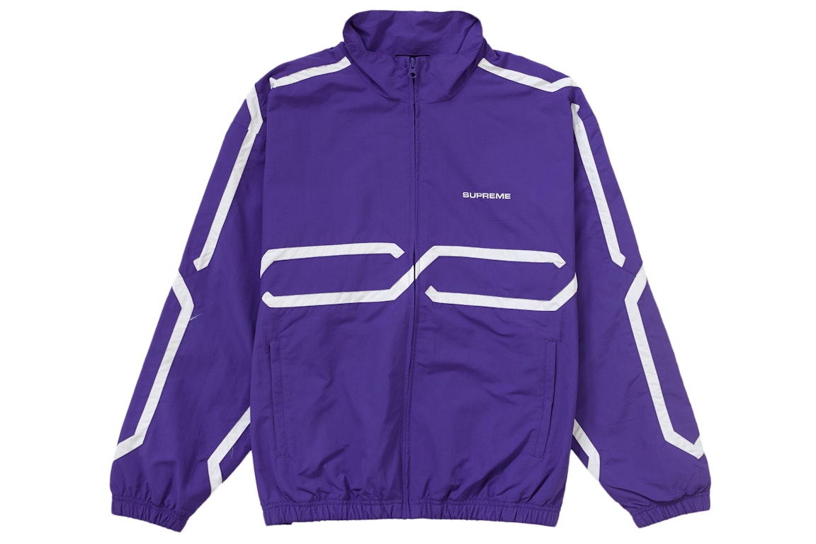 Pre-owned Supreme Inset Link Track Jacket Purple