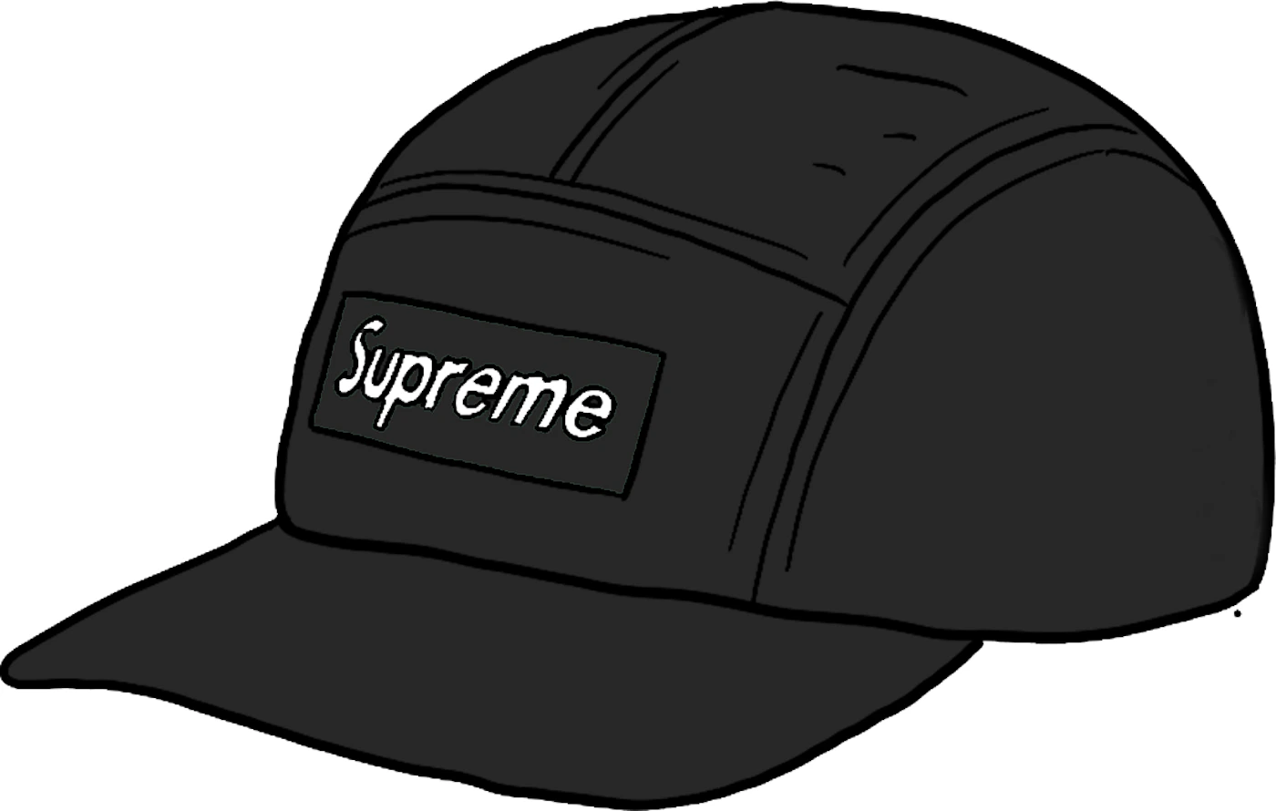 supreme Inset Logo Camp Cap GLAY