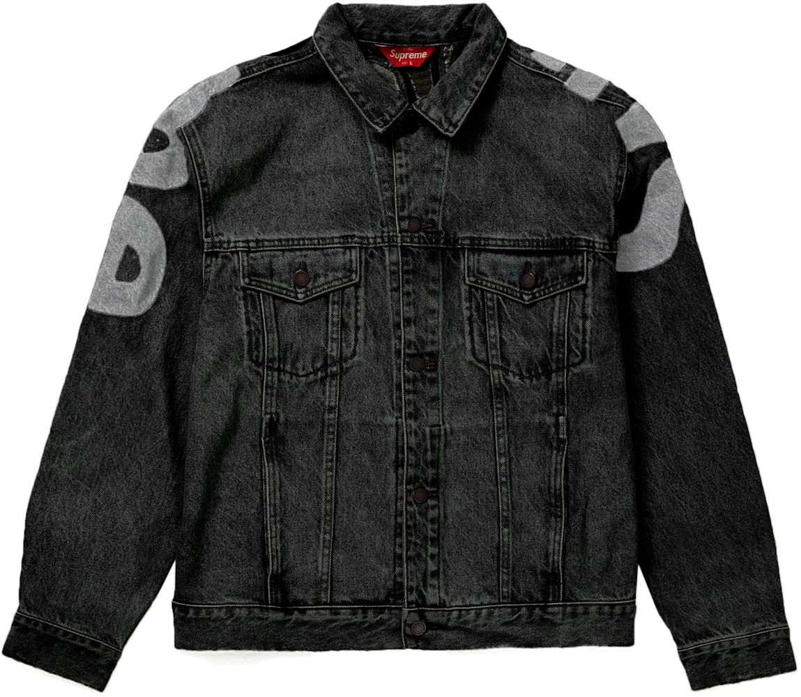 Supreme True Religion Denim Trucker Jacket Black