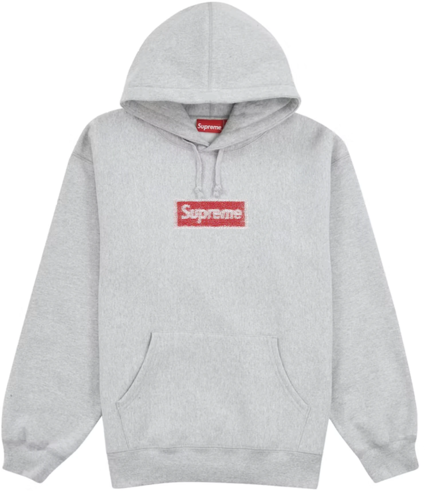 Supreme Inside Out Box Logo Hooded グレー-