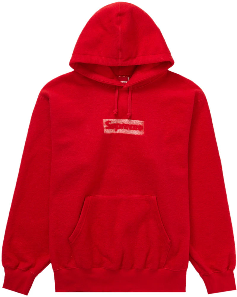 Supreme Box Logo Hooded Sweatshirt 'Red