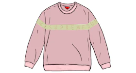 Supreme Inside Out Logo Sweater Pink