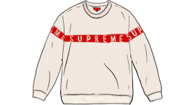 Supreme Inside Out Logo Sweater White