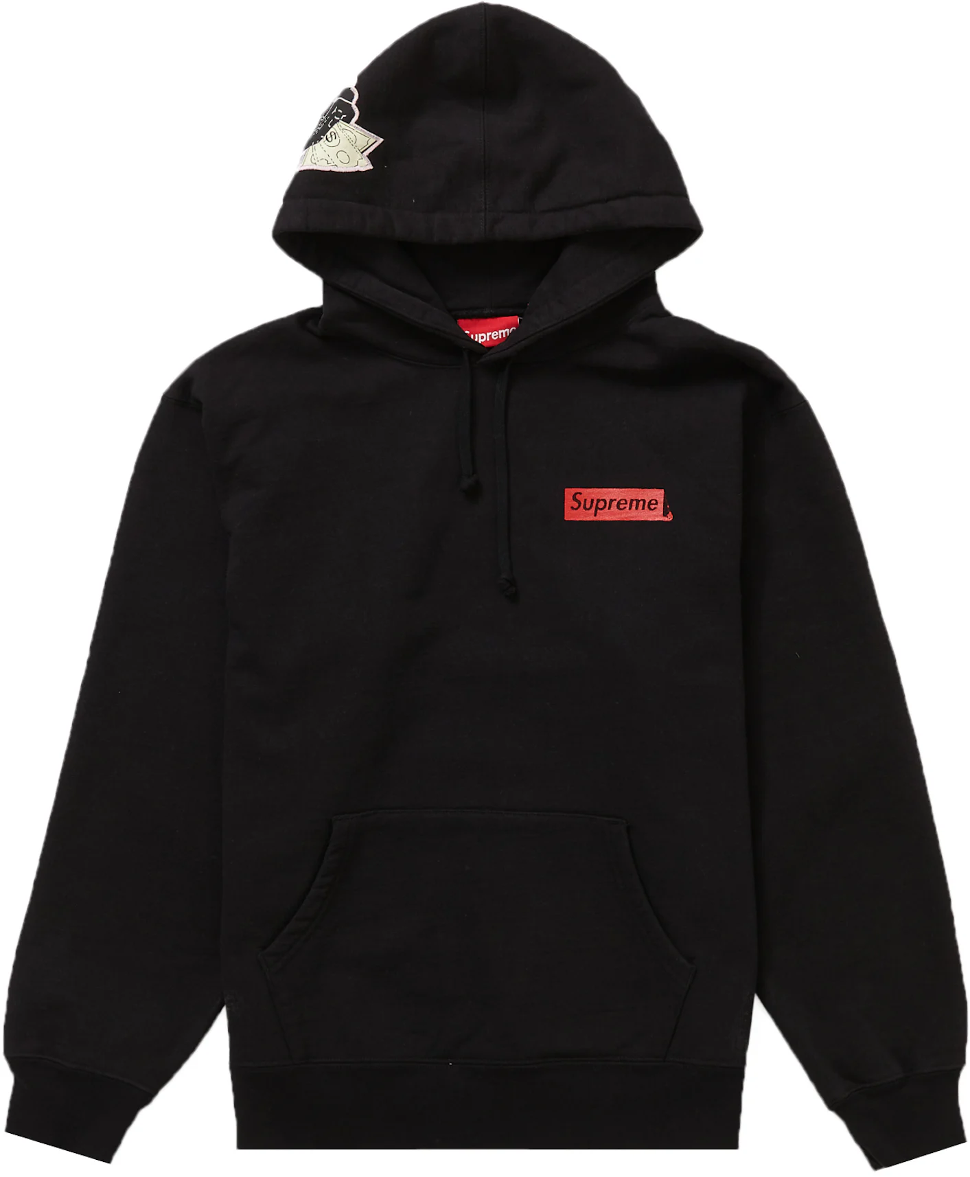 Supreme Instant High Patches Hooded Sweatshirt Black Men's - SS22 - US