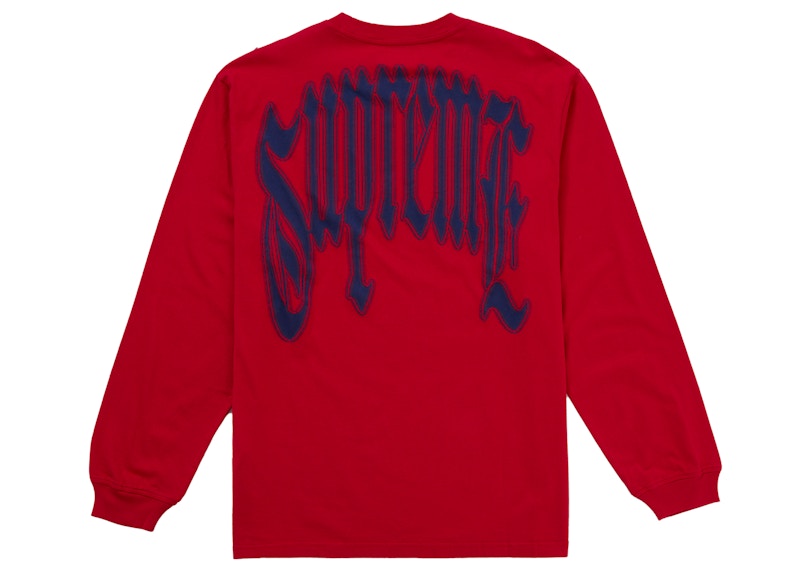 Supreme Intarsia L/S Top Red