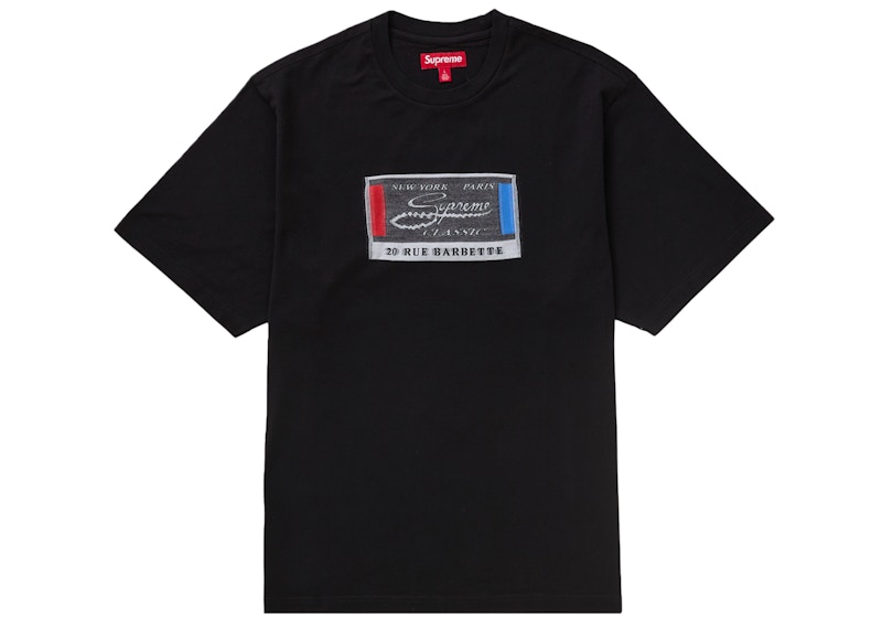 Supreme Intarsia Label S/S Top Black Men's - SS24 - US