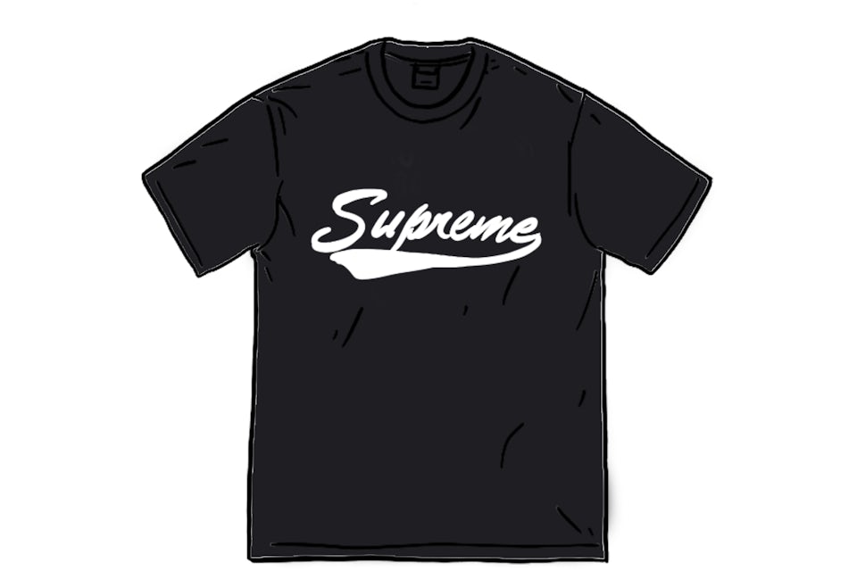 Supreme cursive tee Clearance