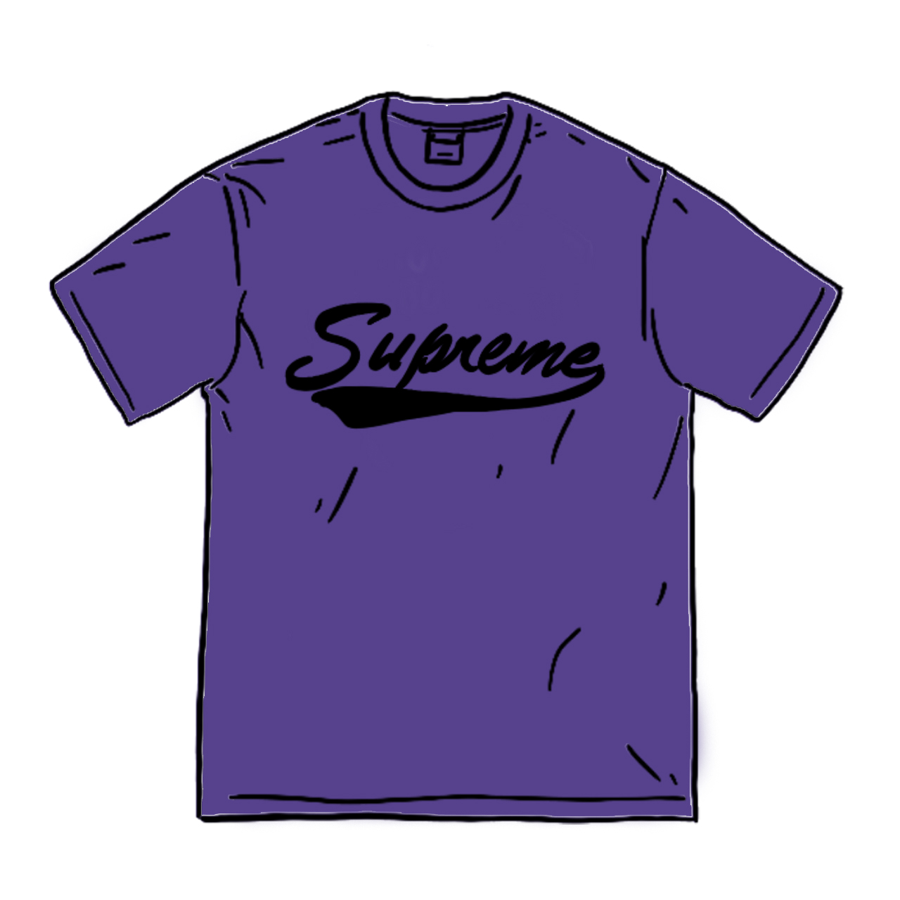 Supreme Intarsia Script S/S Top Purple Men's - SS20 - US