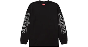 Supreme Intarsia Sleeve L/S Top Black