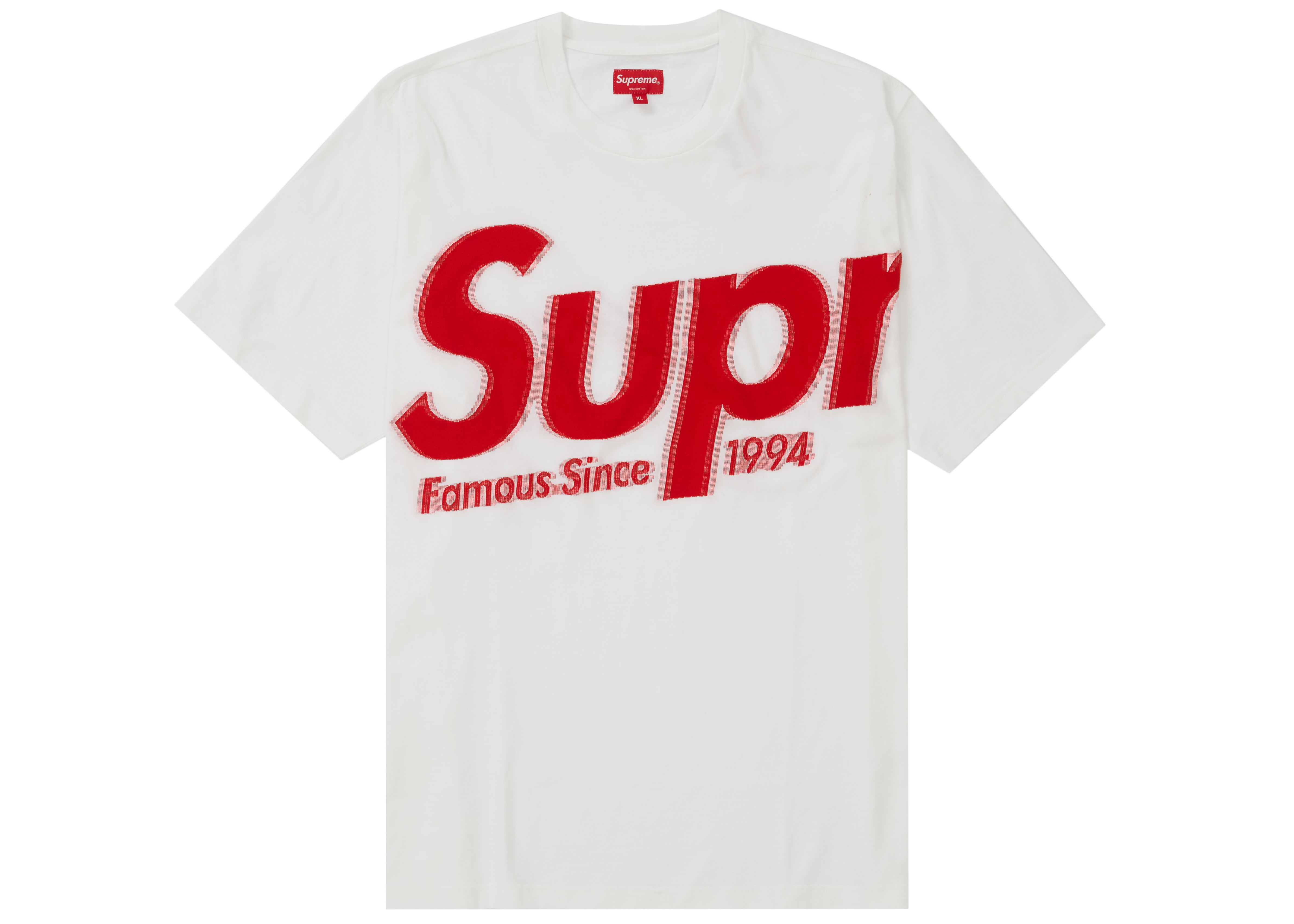 Supreme Intarsia Spellout S/S Top White Men's - SS21 - US