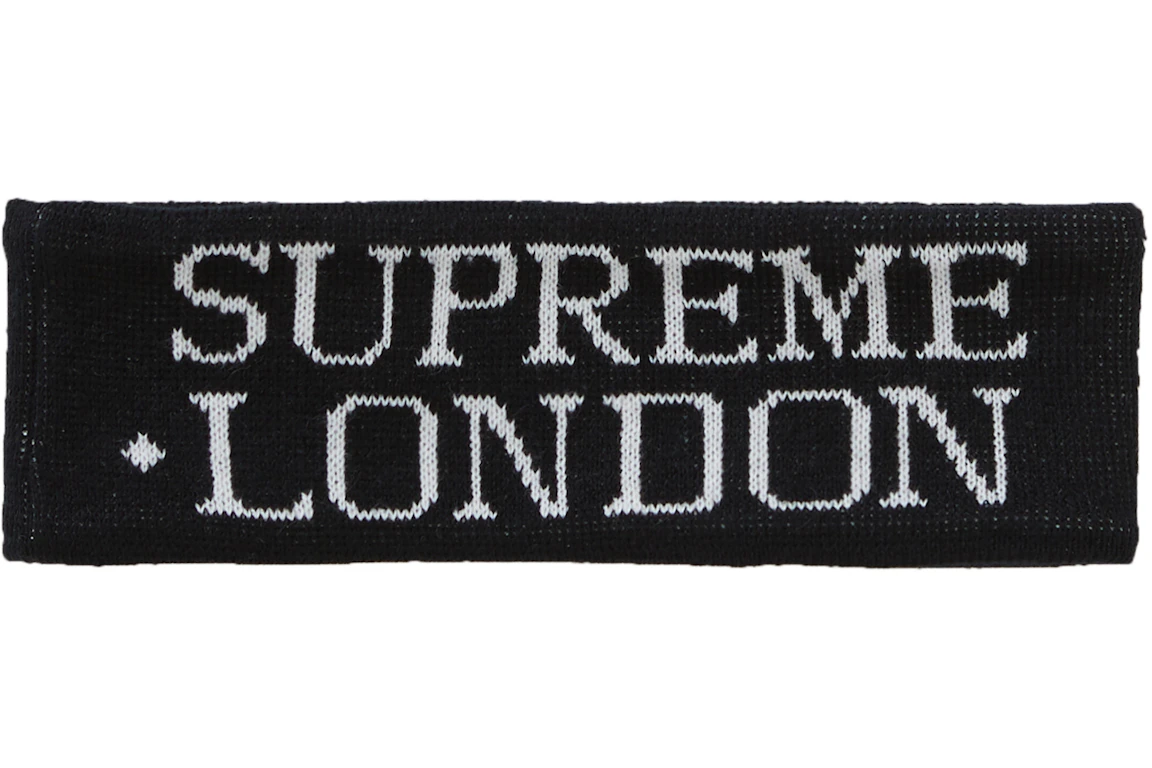 Supreme International Headband Black
