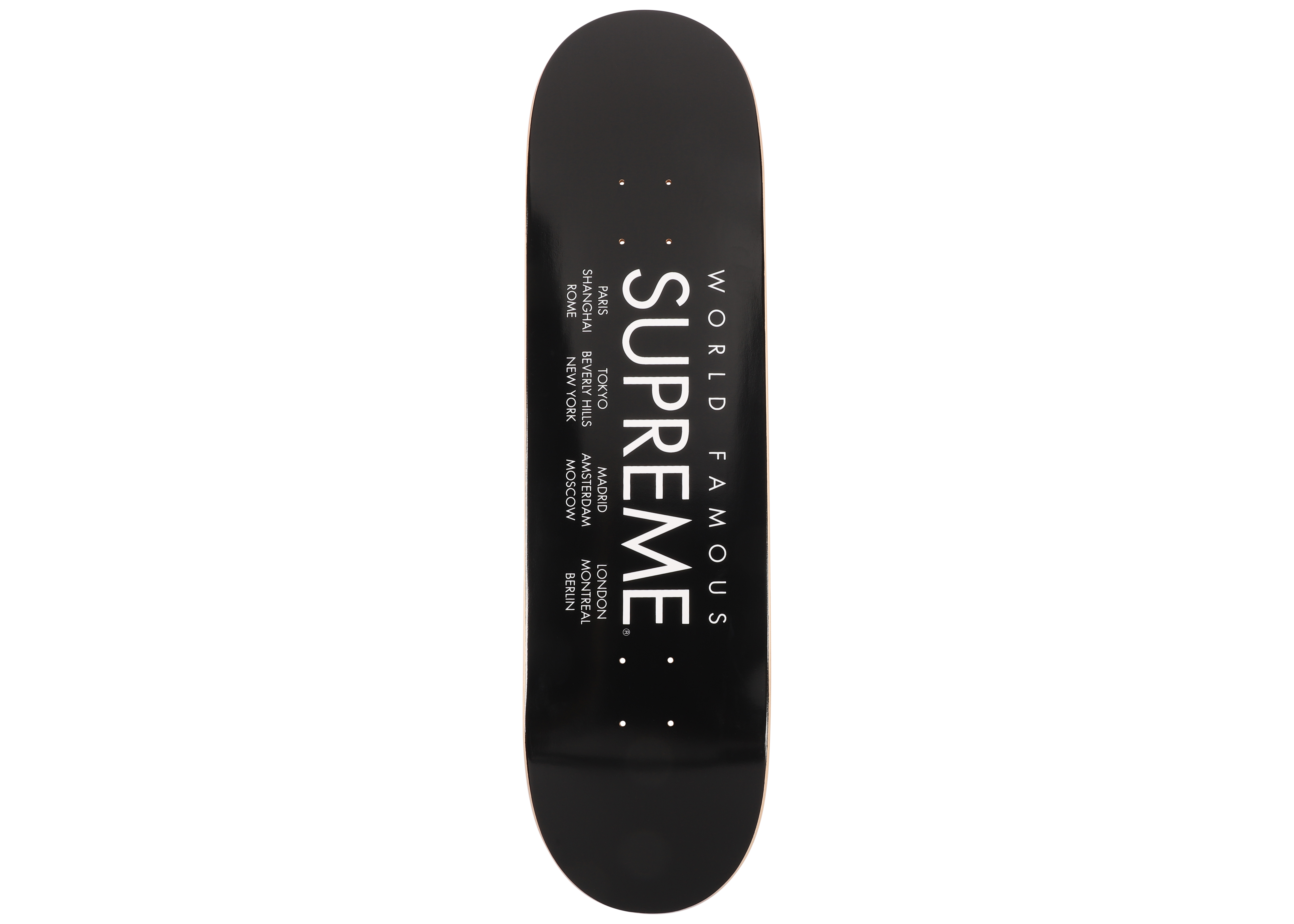 Supreme International Skateboard Deck Black