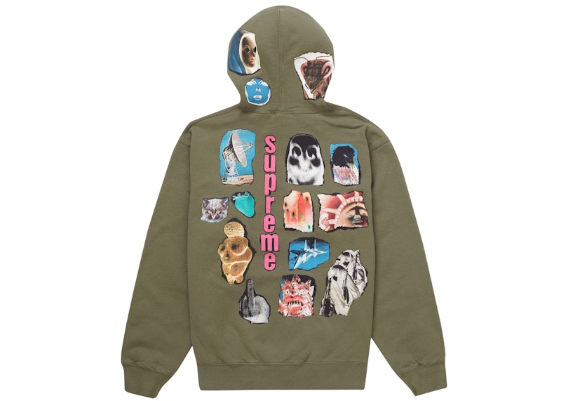 Supreme Invert Hooded Sweatshirt Light Olive