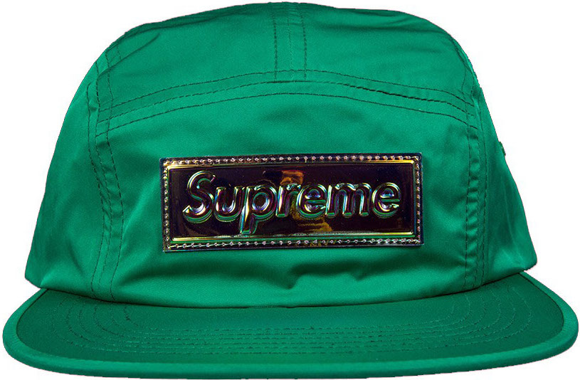 supreme iridescent Logo Camp Cap